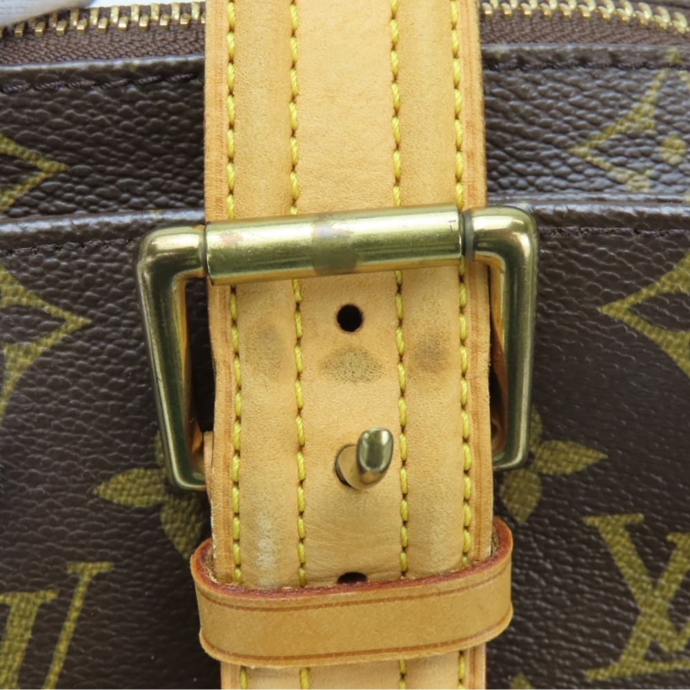 LOUIS VUITTON Authentic Brown Monogram Leather Tote Bag - Picture 12 of 16